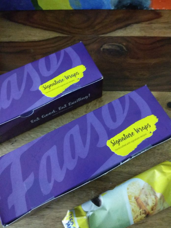 Faasos, Linu Freddy, FamilyFoodTravels.com